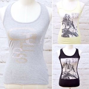 3 very cute Guess tank tops
